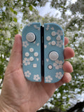 DIY White Button kit for Nintendo Switch & Switch OLED, Custom Replacement Buttons for JoyCon
