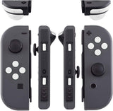 DIY White Button kit for Nintendo Switch & Switch OLED, Custom Replacement Buttons for JoyCon