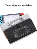 Nintendo Switch Grey Felt Protective Carrying Case with Screen Protector