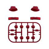 Red Custom Button Kit for Nintendo Switch Joycons