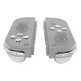 Chrome Silver Custom Button Kit for Nintendo Switch Joycons