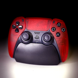 Transparent Red Custom Playstation 5 (PS5) Dualsense Controller