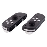 Chrome Silver Custom Button Kit for Nintendo Switch Joycons