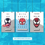 Spidey 3-Print set 11x17in Art Prints