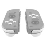 White Custom Button Kit for Nintendo Switch Joycons