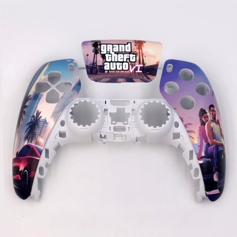 Felony Car Jacking 6 DIY Custom Replacement Front Shell for Playstation 5 Dualsense Controller