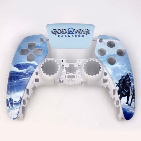 GOW Ragnarok DIY Custom Replacement Front Shell for Playstation 5 Dualsense Controller