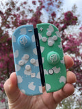 Animal Crossing Leaf Blue and Green Joy-Cons for Nintendo Switch