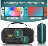 Nintendo Switch Case, Switch OLED Zelda Tear of The Kingdom Portable Hard Shell