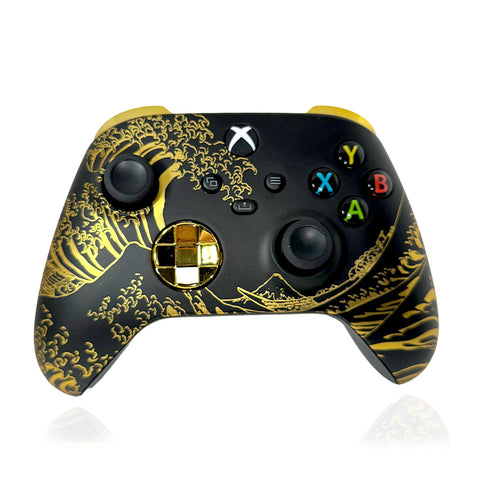 Gold Waves Custom Xbox Series X/S Controller