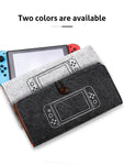 Nintendo Switch Grey Felt Protective Carrying Case with Screen Protector