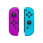 Official (OEM) Neon Purple / Neon Blue Joy Con Housing Shells for Nintendo Switch