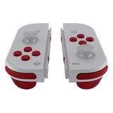Red Custom Button Kit for Nintendo Switch Joycons