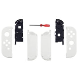 White Custom Joy-cons for Nintendo Switch