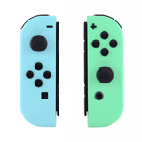 Pastel Spring Blue and Green Custom Joy-Cons for Nintendo Switch