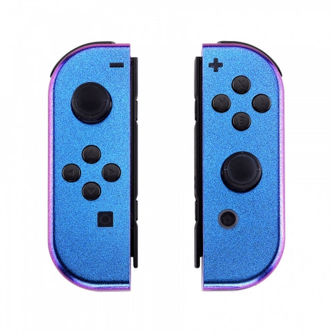 Chameleon Blue Purple Custom Joy Cons for Nintendo Switch